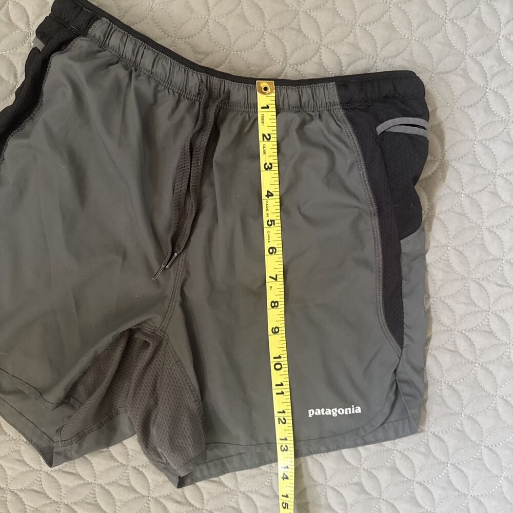 Patagonia Shorts Mens Small Gray/Black Lined Athletic Running Casual Pockets - Picture 10 of 14